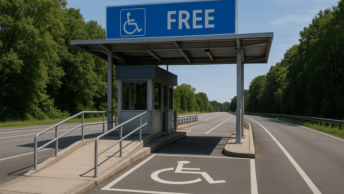 péage gratuit pour les handicapés